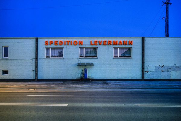 Spedition Levermann, Bahnhofstraße. 1980er Jahre